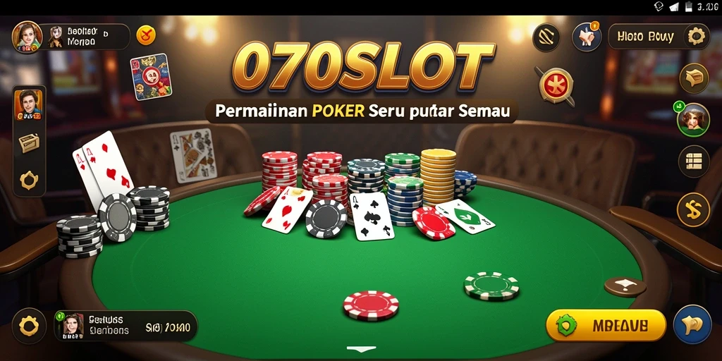 Gameplay seru dan menarik di 070SLOT Poker.