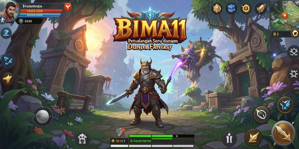 Tampilan screenshot gameplay seru dalam BIMA11 yang menampilkan petualangan mendebarkan.