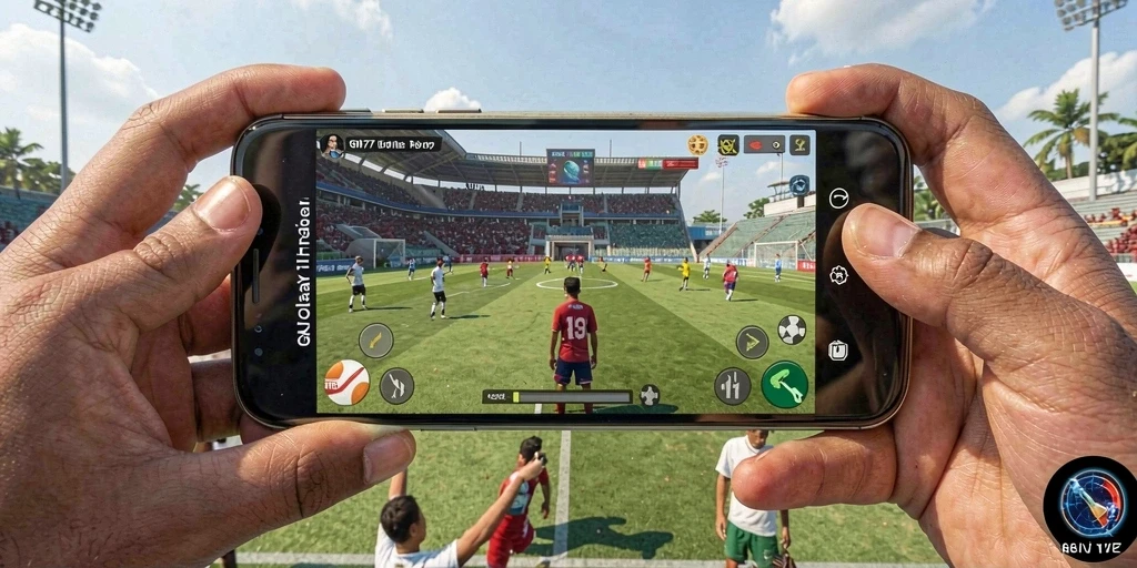 Screenshot gameplay GN777 menampilkan aksi olahraga yang mendebarkan.