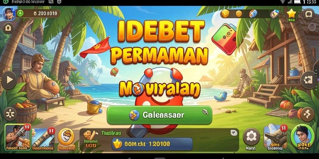 Screenshot gameplay IDEBET menampilkan keseruan bermain game Casual.