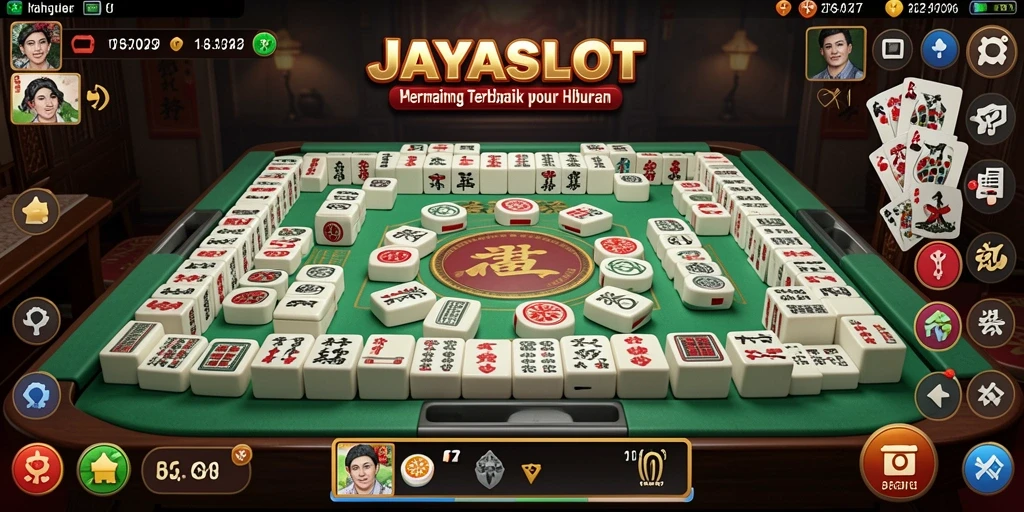 Tampilan gameplay JAYASLOT yang mendebarkan saat bermain Mahjong.