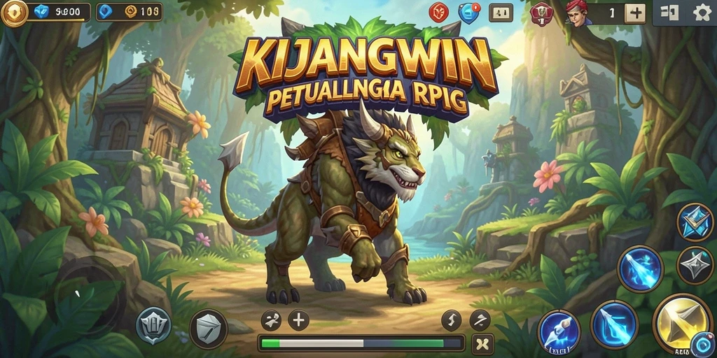 Gameplay seru dan menarik dalam petualangan RPG KIJANGWIN.
