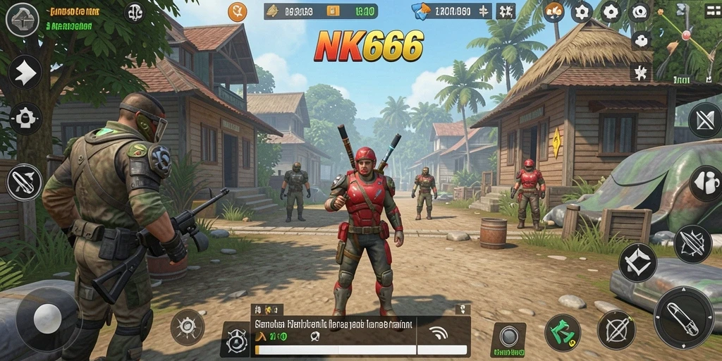 Gameplay NK666 menampilkan interaksi yang dinamis dan visual menawan.