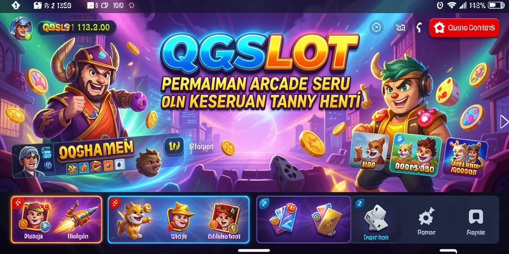 Tampilan gameplay seru dari QQSLOT yang penuh aksi dan tantangan.