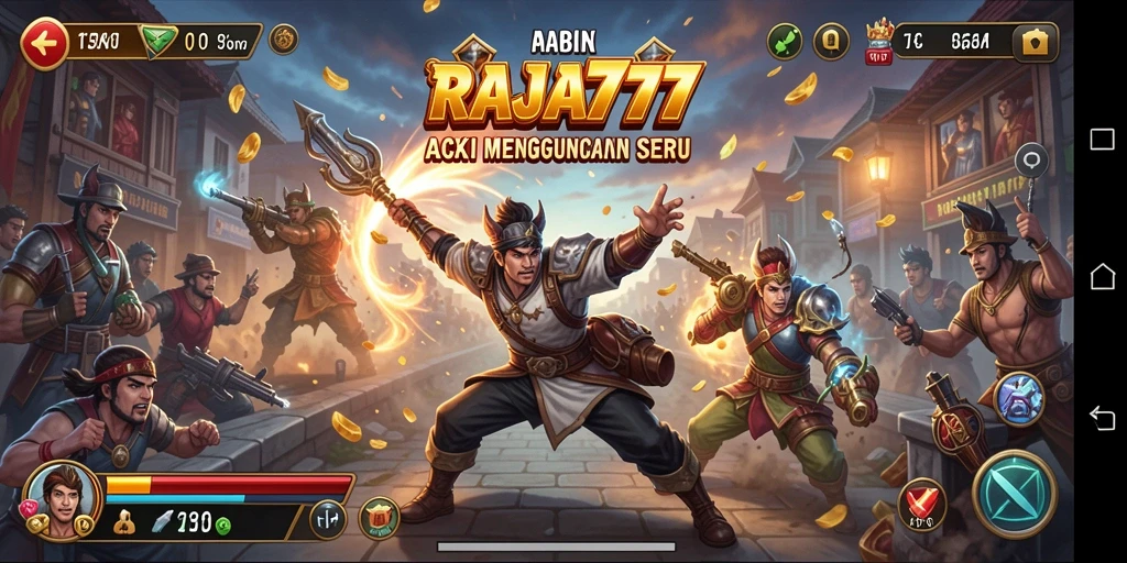 Tampilan mengesankan dari gameplay seru RAJA777.